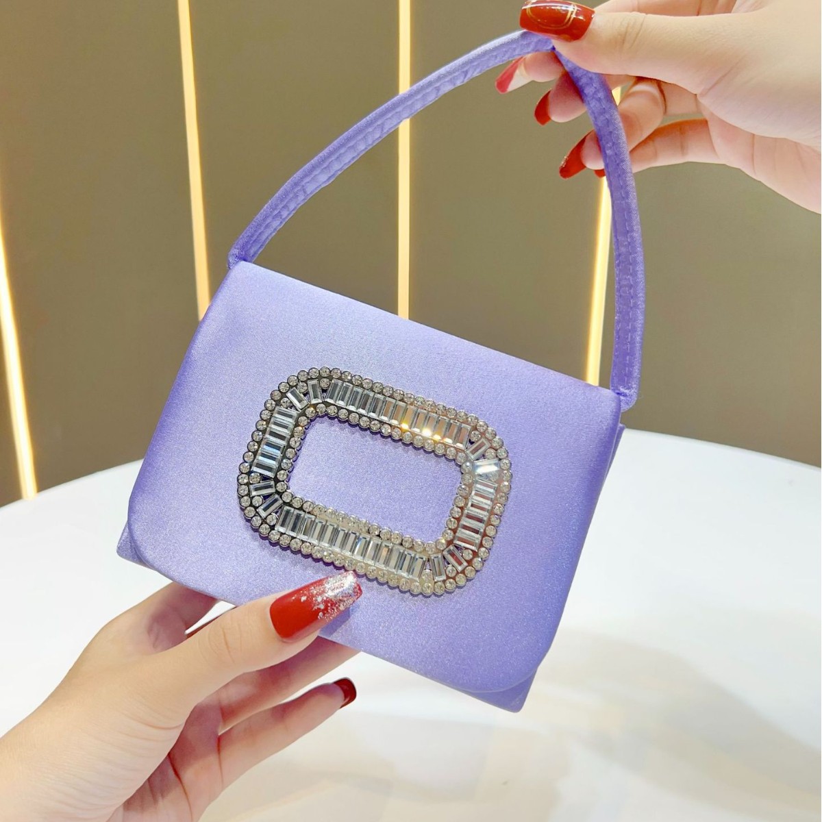 Tas Tangan Persegi Mini Mewah  - Tassel Fringe Trim ulasan dan harga