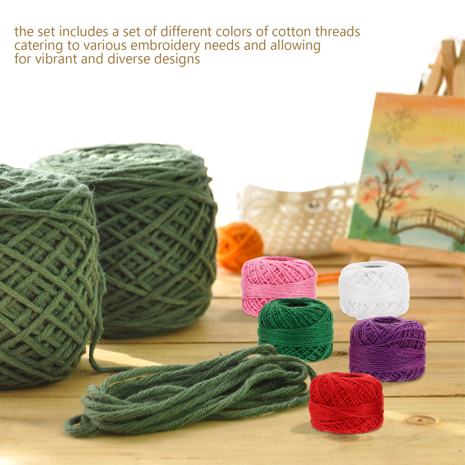 12 buah set benang bordir katu - Embroidery Craft ulasan dan harga